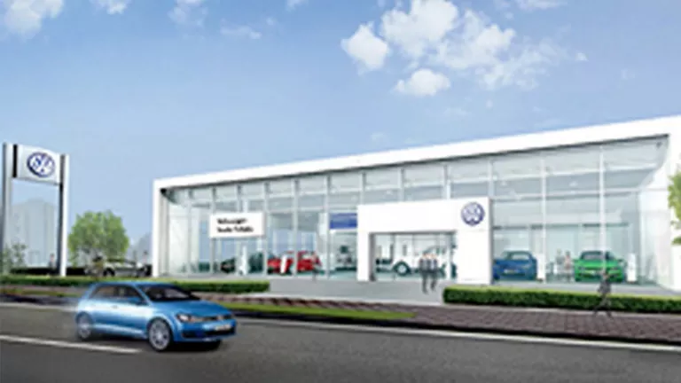 ディーラーの位置写真