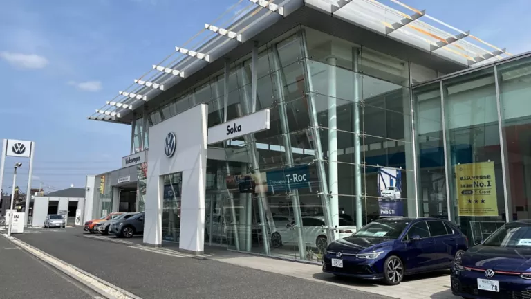 ディーラーの位置写真