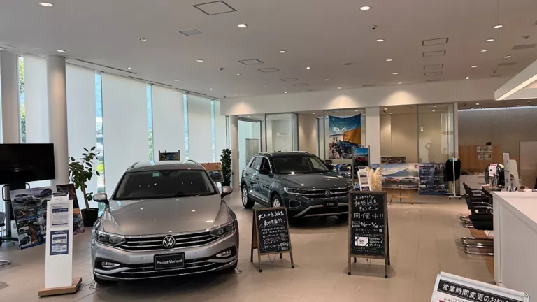 ディーラーの位置写真