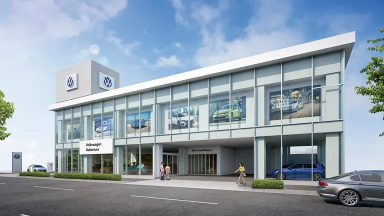 ディーラーの位置写真