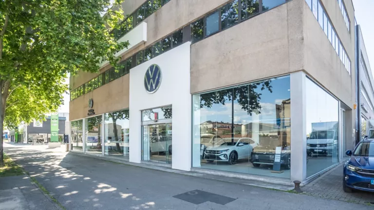 Una imagen de la ubicación del concesionario