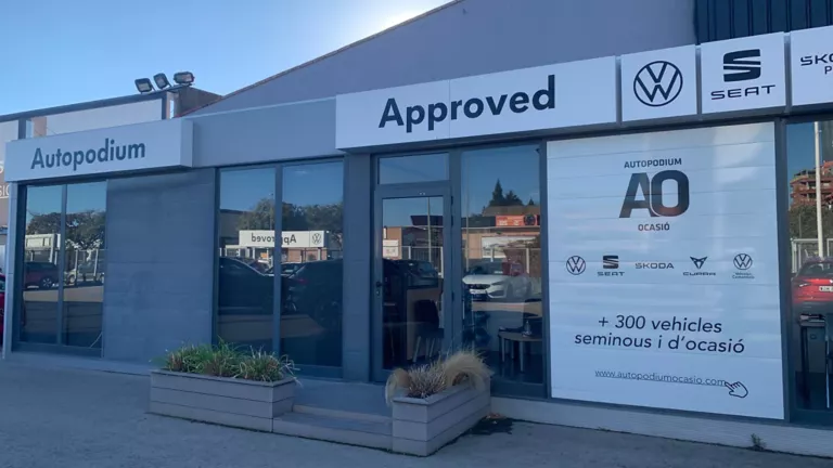 Una imagen de la ubicación del concesionario