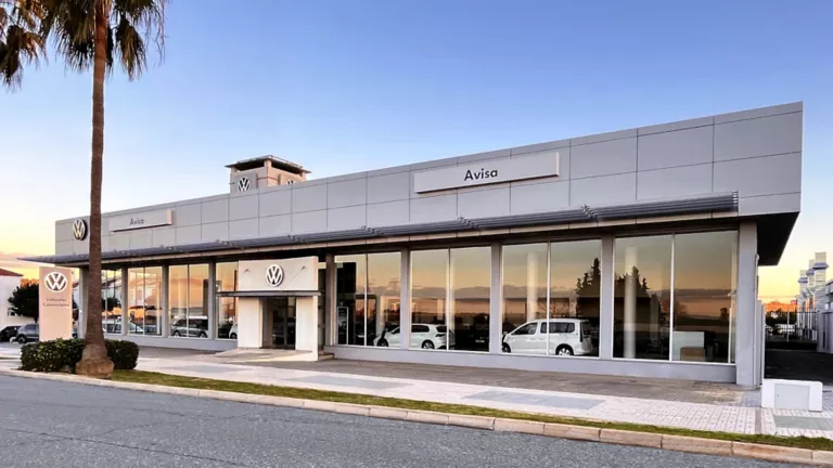 Una imagen de la ubicación del concesionario