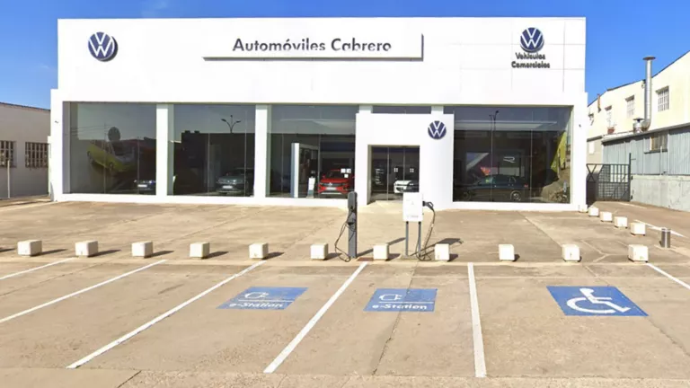 Una imagen de la ubicación del concesionario