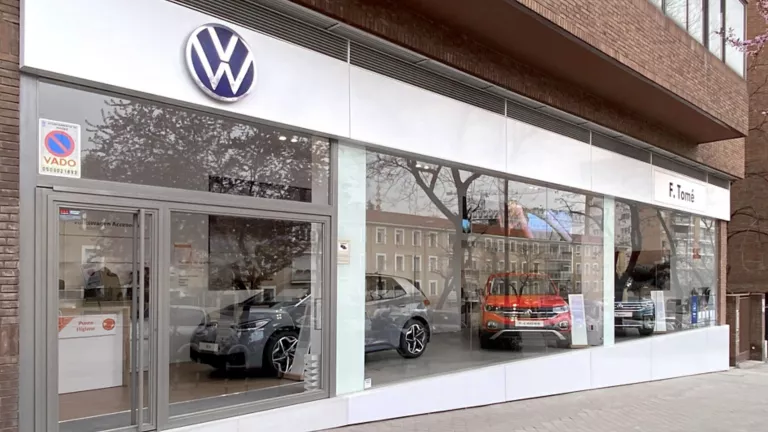 Una imagen de la ubicación del concesionario