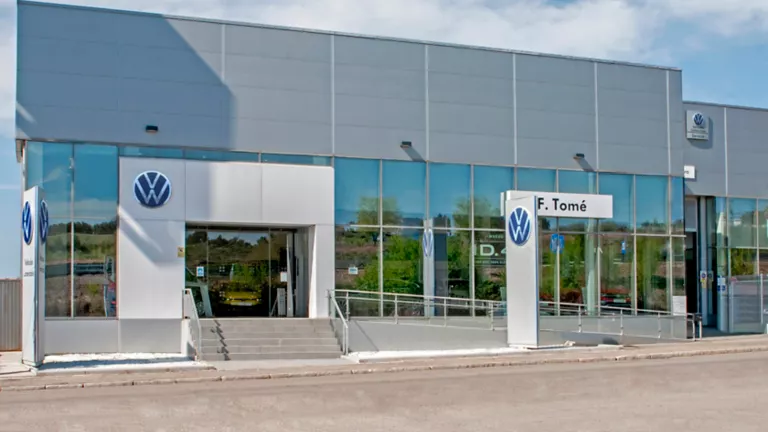 Una imagen de la ubicación del concesionario