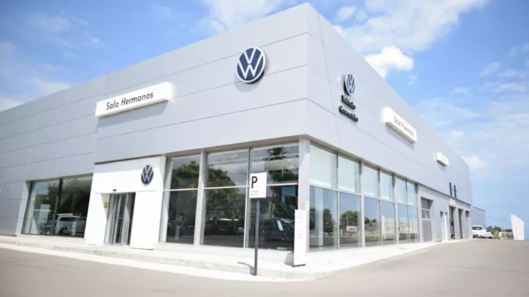Una imagen de la ubicación del concesionario
