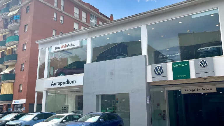 Una imagen de la ubicación del concesionario