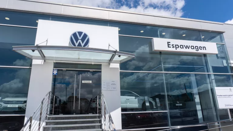 Una imagen de la ubicación del concesionario