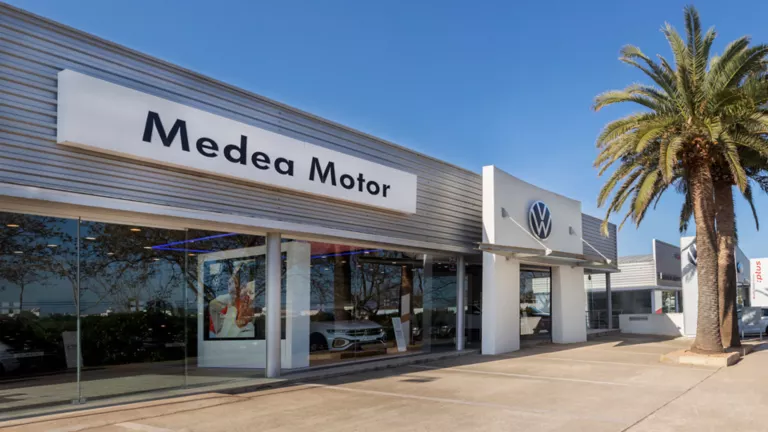 Una imagen de la ubicación del concesionario