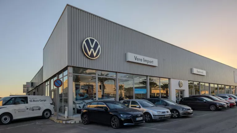 Una imagen de la ubicación del concesionario