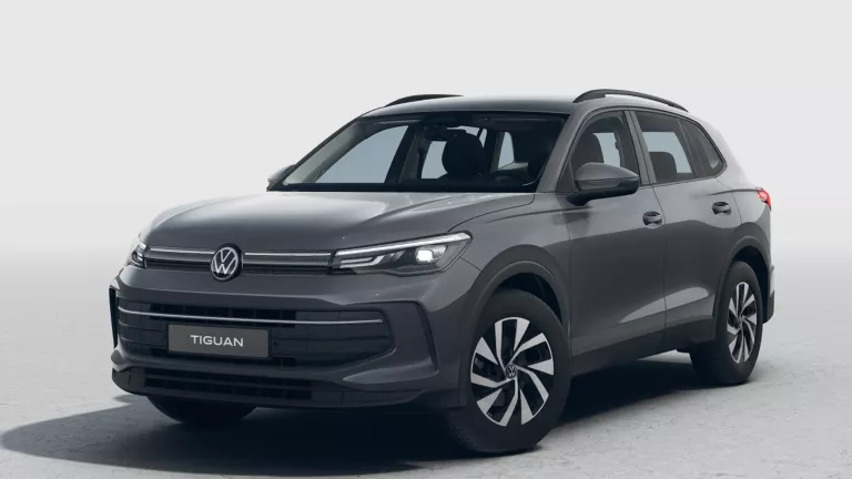 Tiguan Life von schräg vorne in Uranograu