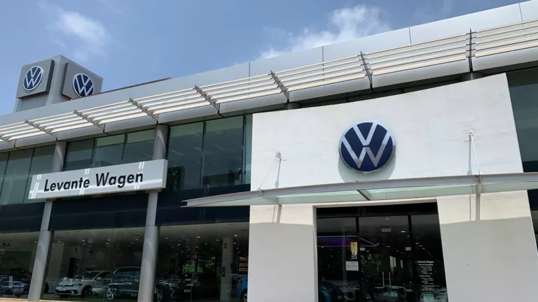 Una imagen de la ubicación del concesionario