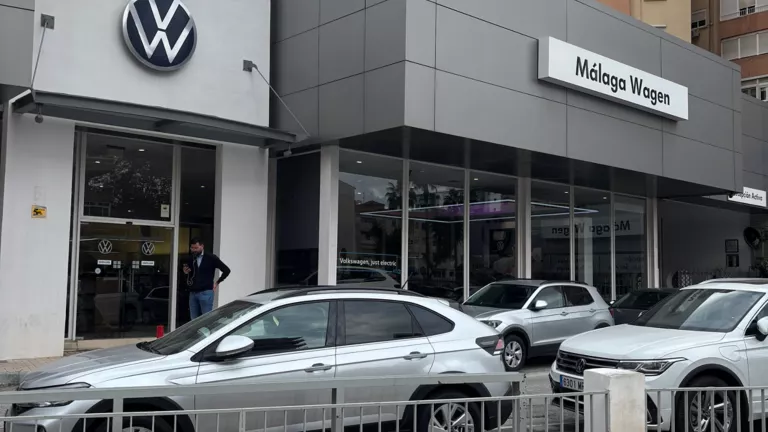 Una imagen de la ubicación del concesionario