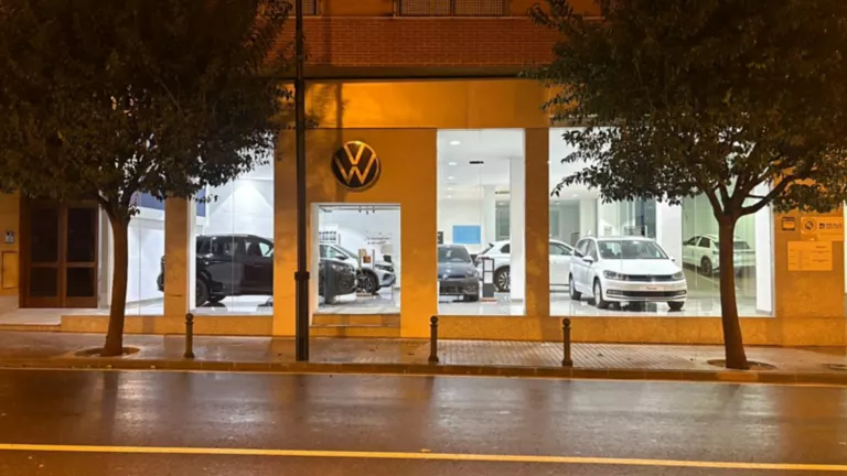 Una imagen de la ubicación del concesionario