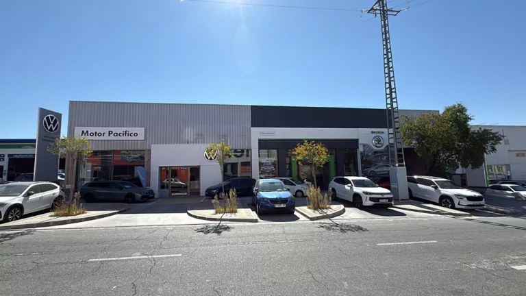 Una imagen de la ubicación del concesionario