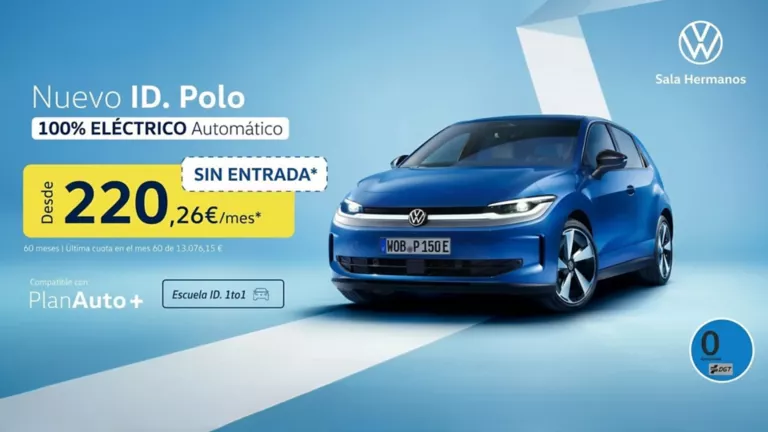 ID.Polo azul sobre fondo azul con línea vertical blanca