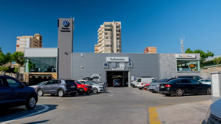 Una imagen de la ubicación del concesionario