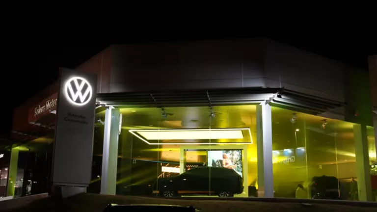 Una imagen de la ubicación del concesionario