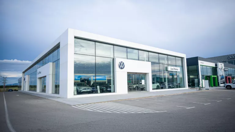 Una imagen de la ubicación del concesionario