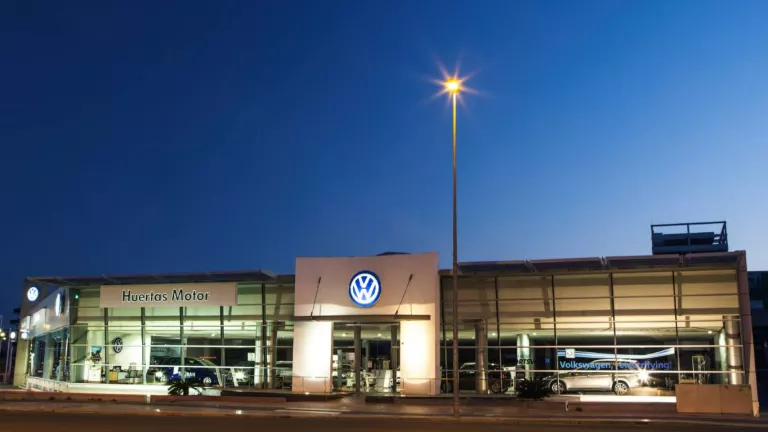 Una imagen de la ubicación del concesionario