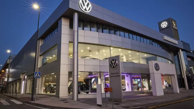 Fachada del concesionario Vepersa Vigo