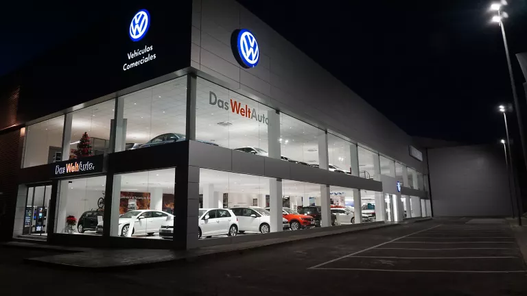 Una imagen de la ubicación del concesionario