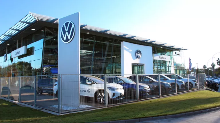 Una imagen de la ubicación del concesionario