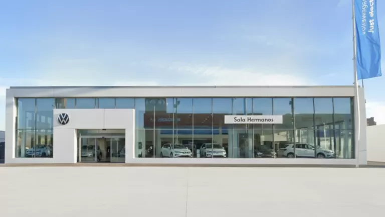 Una imagen de la ubicación del concesionario
