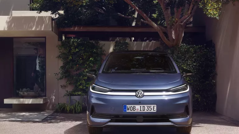 VW ID.3 Neo in dreiviertel Frontansicht.