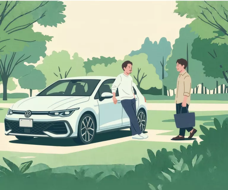 ディーラーの位置写真