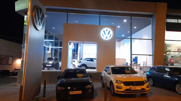 Una imagen de la ubicación del concesionario