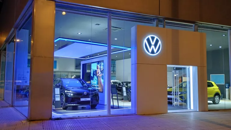 Una imagen de la ubicación del concesionario