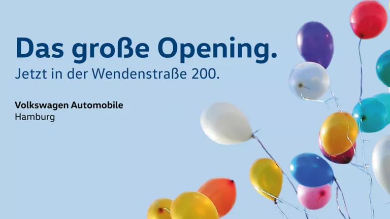 Ballons auf einem blauen Hintergrund.
