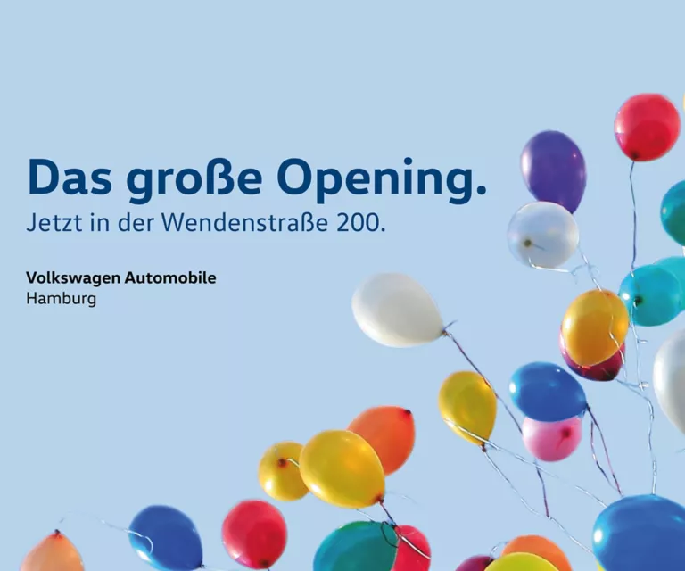 Ballons auf einem blauen Hintergrund.