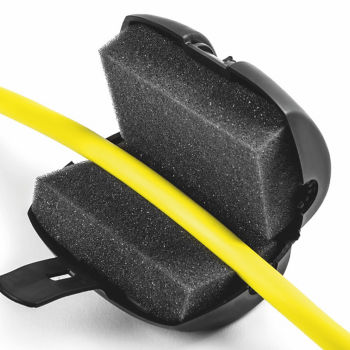 Charging cable cleaner