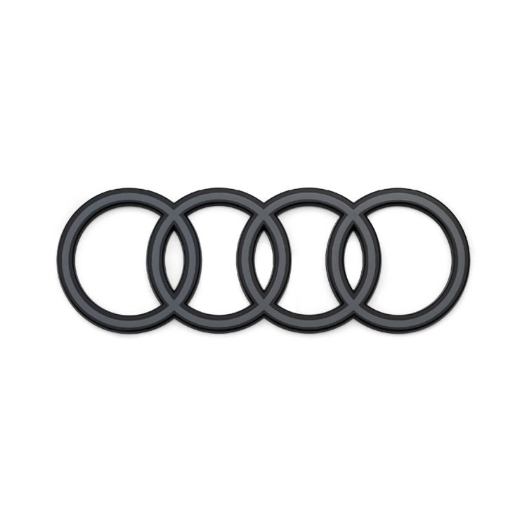 Audi rings, dark