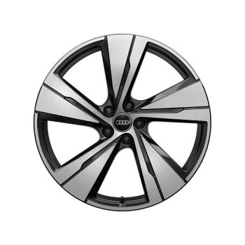 Audi Sport rim, 5-arm split with RS lettering