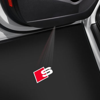 Einstiegs-LED S-Logo, für Fahrzeuge mit LED-Einstiegsleuchten
