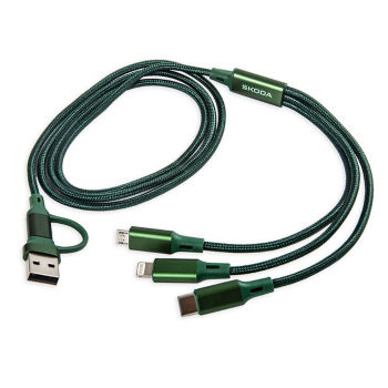 USB Charging Cable 4in1 emerald