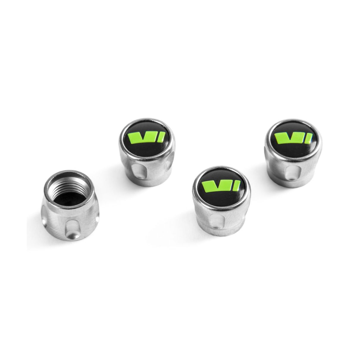 Decorative valve caps                                   – green emblem Škoda Motorsport