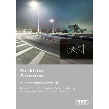 Activation of navigation function, for vehicles with the preparation for the navigation system