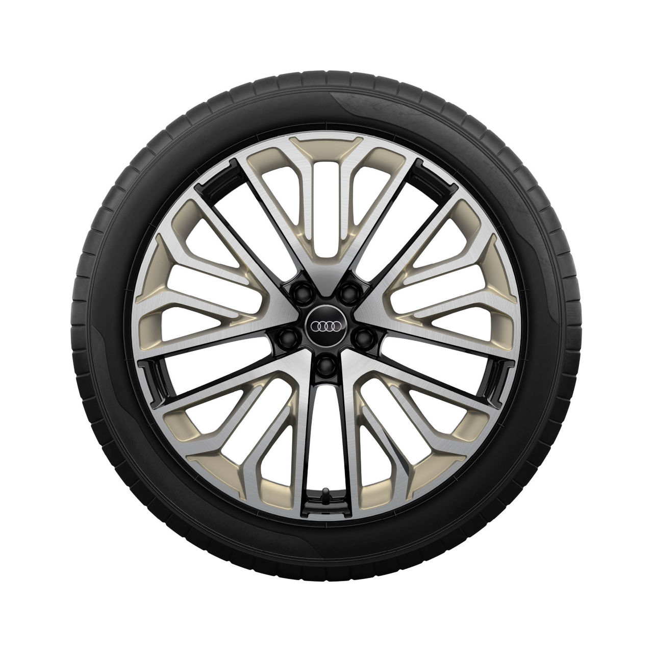 Audi Sport wheel, multi-spoke S with RS lettering