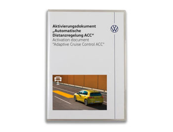 Aktivierungsdokument für ACC automatische Distanzregelung