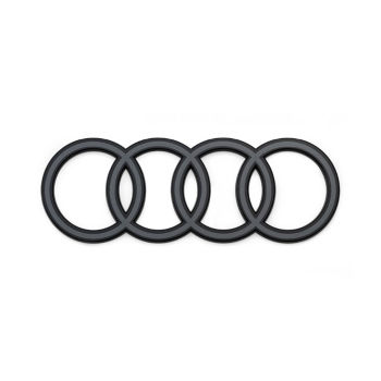 Audi rings, black