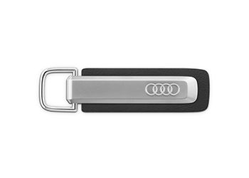 Audi Key ring rings, silver/black