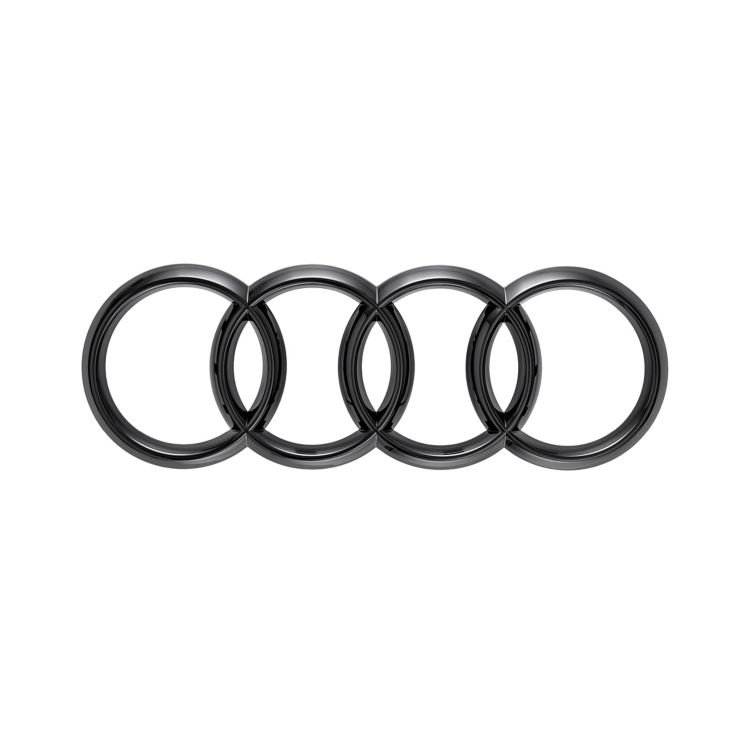 Audi rings in black