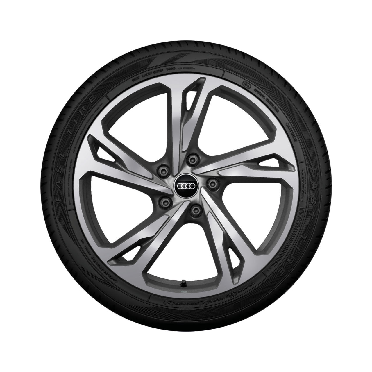 Roue complète hiver avec jante en aluminium coulé (20 pouces) , Pneumatique Pirelli P ZERO WINTER NF0, 245/45 R20 103V XL, avant