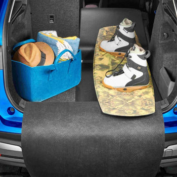 Double-sided boot mat                                     - foldable