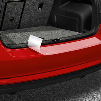 Protective foil for rear bumper